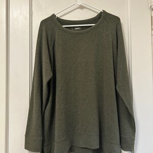 NWT!! Sonoma Olive Green Long Sleeve Pullover - Size XL